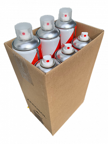 Набор аэрозольной краски EASY 1000 мл Хром 6 штук