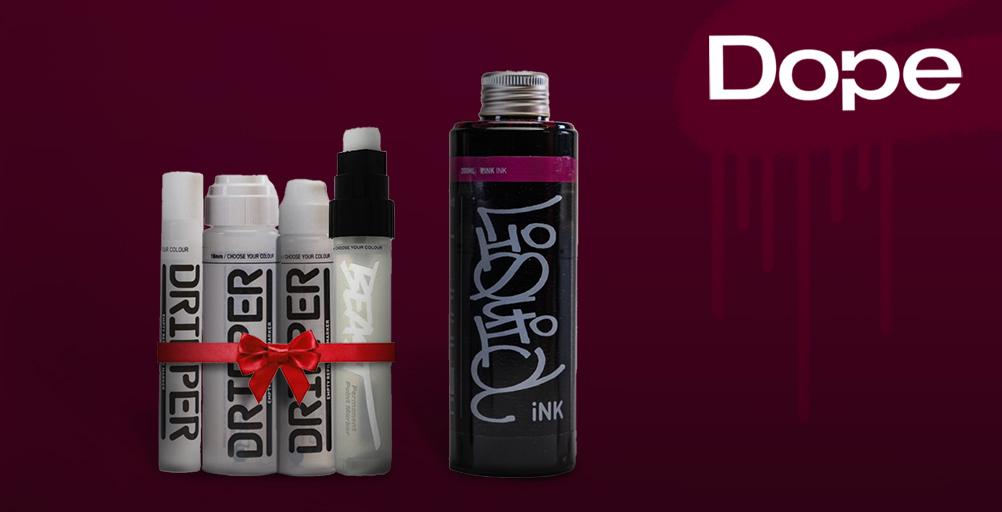 Пустые маркеры Dope в подарок на Graffitimarket.ru