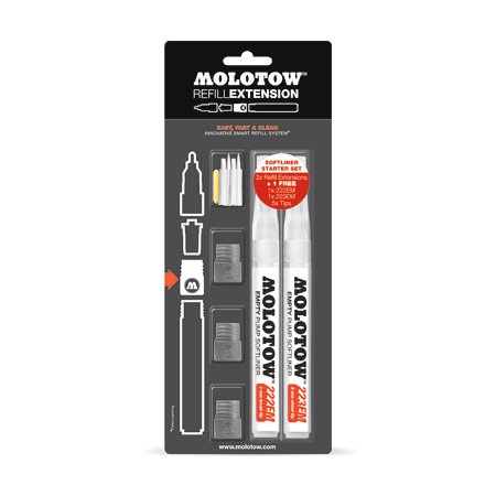 Набор Molotow Extension Softliner 222-223EM
