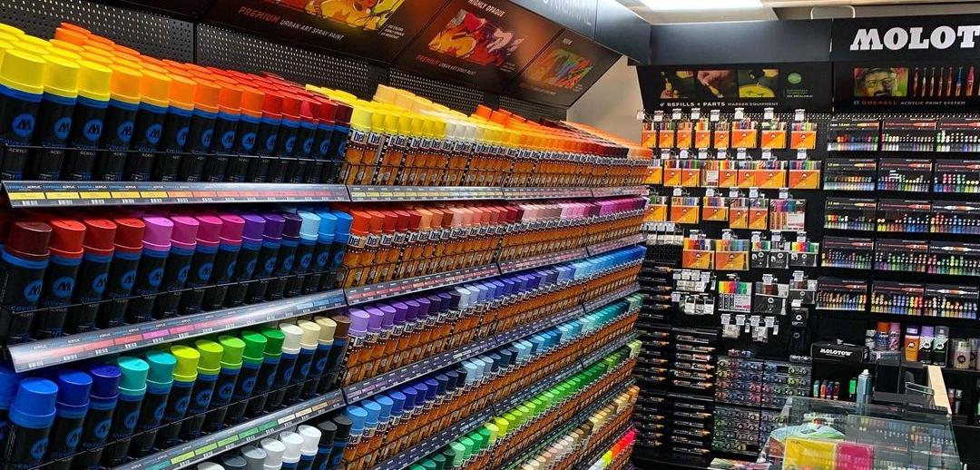 Магазин Molotow в Москве? Нет, Graffitimarket Киевская!