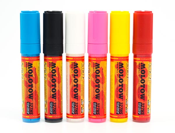 Набор маркеров Molotow ONE4ALL 6*327HS 6 ШТ