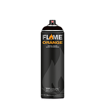 Аэрозольная краска Flame Orange 500мл Thick Black