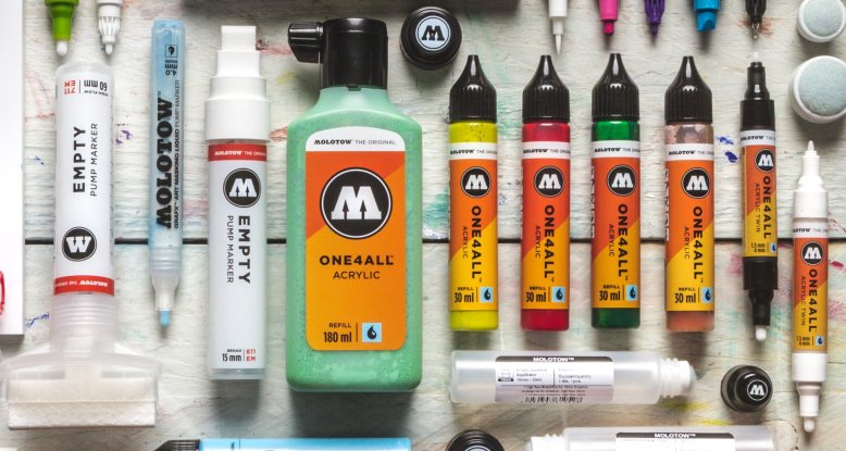 Большое пополнение товаров Molotow