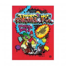 Книга - раскраска Graffiti Coloring Book #3