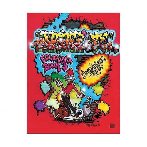 Книга - раскраска Graffiti Coloring Book #3