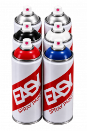 Аэрозольная краска EASY 520 мл набор 6 штук Патриот