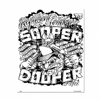 Книга - раскраска Graffiti Coloring Book #3