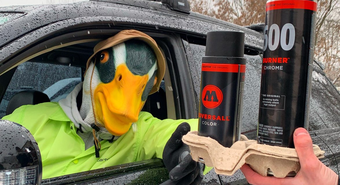 Горячее комбо на Molotow Burner + Coversall в Graffitimarket