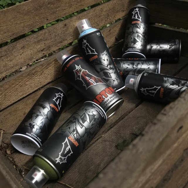 Граффити акция "Цвет месяца" #Arton804 - Graffitimarket.ru