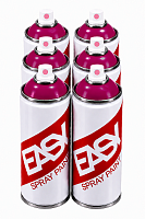 Аэрозольная краска EASY 520 мл набор 6 штук фуксия