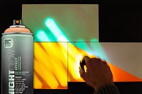 Краска фосфоресцентная Montana NightGlow Orange 400 мл