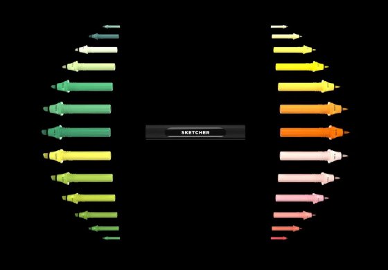 Инновационные маркеры Molotow Sketcher в Graffitimarket