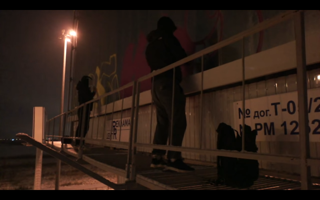 KOYIL x WECK - Night graffiti bombing on billboards