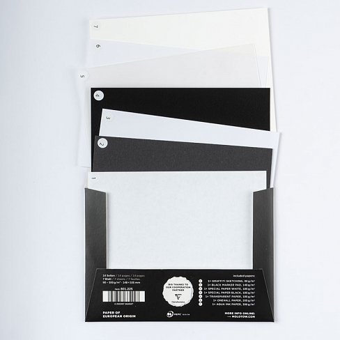 Набор бумаги Molotow Paper Tryout Set A6