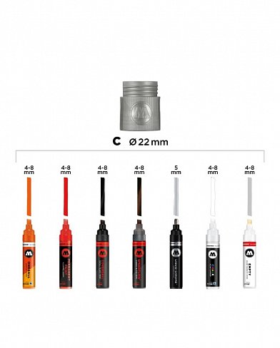 Проставочное кольцо Molotow Серия C