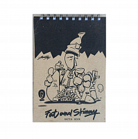 Скетчбук Fat&Skinny ZakMiniMonster A6 на пружине