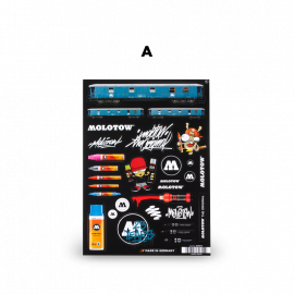 Наклейки Molotow Set A
