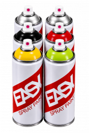 Аэрозольная краска EASY 520 мл набор 6 штук Светофор