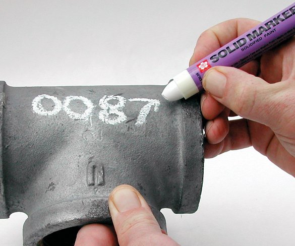 Маркер восковой Sakura Solid флуоресцентный