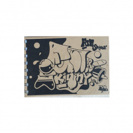 Скетчбук Fat&Skinny Retro A6 на пружине