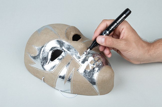 Маркер перманентный Molotow Liquid Chrome зеркальный эффект 1 мм