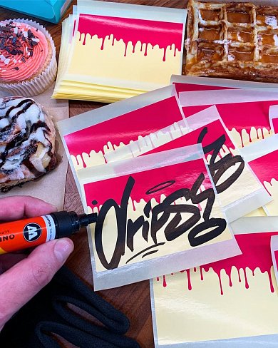 Стикер Sweet Drips 8x12см