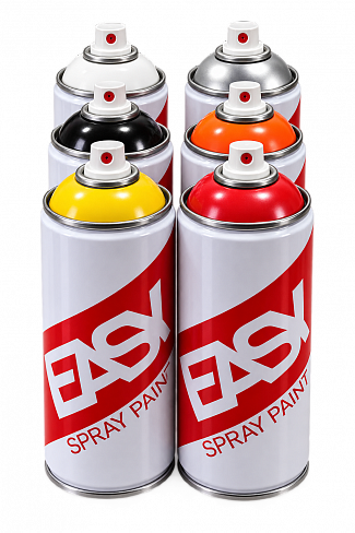 Аэрозольная краска EASY 520 мл набор 6 штук Осенний