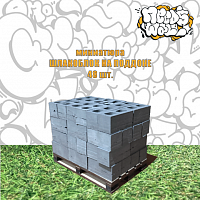 Шлакоблок серый на поддоне Needs Wall