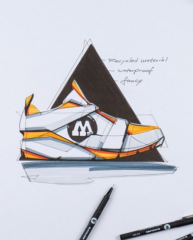 Картридж сменный Molotow Sketcher cо скошенным пером