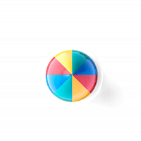 Маркер восковой HandMixed Caribes желтый-красный-синий-зеленый