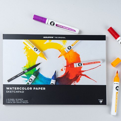 Скетчбук Molotow Aqua Pad A4