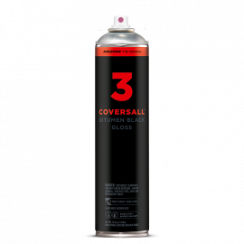 Аэрозольная краска Molotow Coversall 3 Black Top 600мл