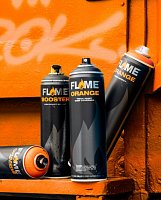 Аэрозольная краска Flame Orange 600мл