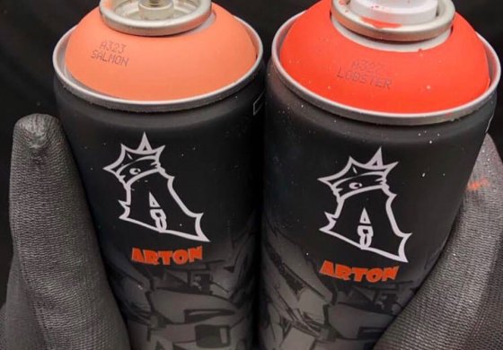 Два новых цвета аэрозольной краски Arton - Salmon и Lobster