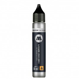 Заправка перманентная Molotow Liquid Chrome зеркальный эффект 30мл