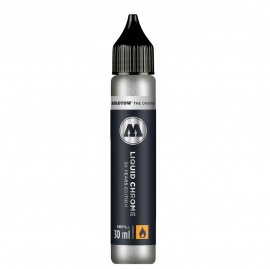 Заправка перманентная Molotow Liquid Chrome зеркальный эффект 30мл