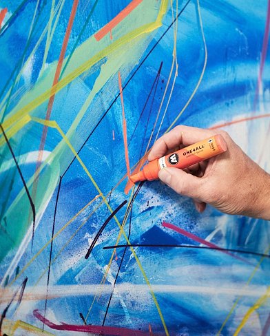 Маркер акриловый Molotow ONE4ALL 227HS GLOSSY 4 мм глянцевый