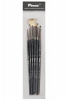 Набор кистей Pinax Hi-Tech синтетика 6 штук