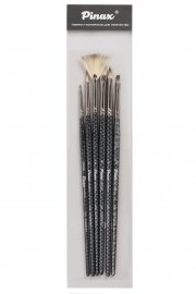 Набор кистей Pinax Hi-Tech синтетика 6 штук