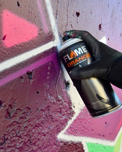 Аэрозольная краска Flame Orange 400мл