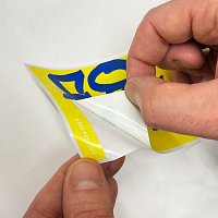 Набор наклеек Flux Eggshell желтый 50шт