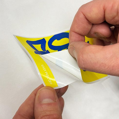 Набор наклеек Flux Eggshell желтый 50шт