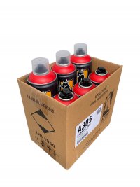 Набор аэрозольной краски Arton 520 мл A305 Красный 6 штук