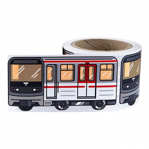 Наклейка FLUX Prague Metro 7x14см