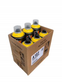 Набор аэрозольной краски Arton 520 мл A103 Жёлтый 6 штук