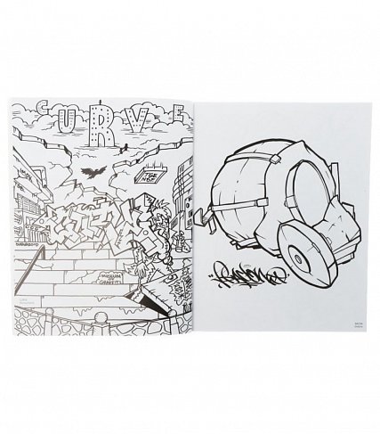 Книга American Graffiti Coloring Book