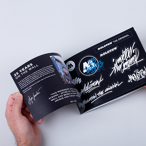 Стикербук Molotow Stickermag 25 Years Edition