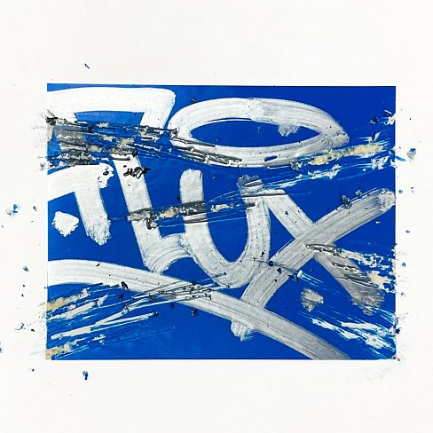 Набор наклеек Flux Eggshell голубой 50шт