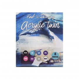 Набор акриловых маркеров Fat&Skinny Acrylic Twin Winter 8 штук