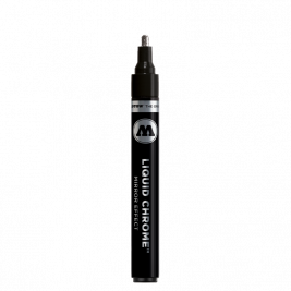 Маркер перманентный Molotow Liquid Chrome зеркальный эффект 4 мм